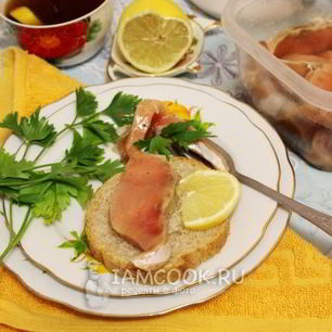 Рецепт Горбуши, соленой под семгу