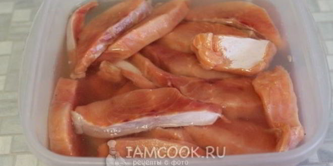 Рецепт горбуши, соленой под семгу