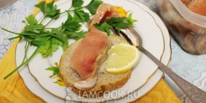 Рецепт горбуши, соленой под семгу