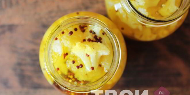 Рецепт капусты в горячем рассоле