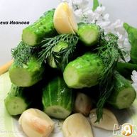 Рецепт Малосольных огурчиков в минеральной воде