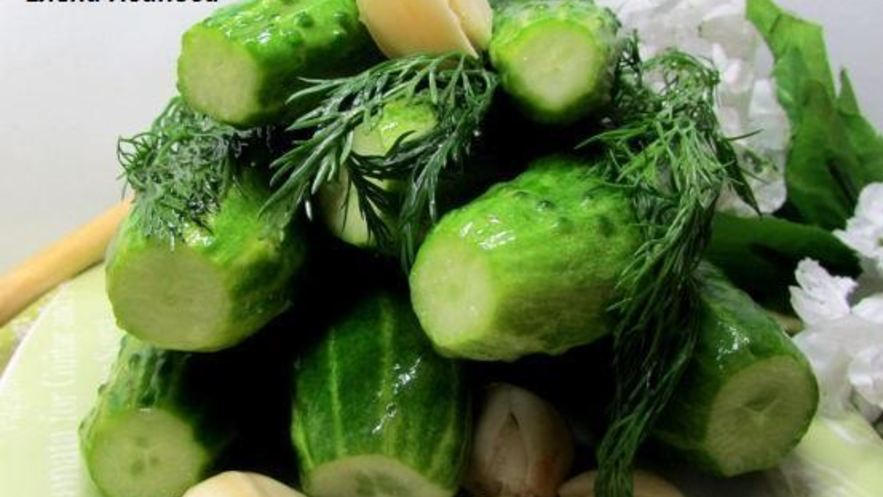 Рецепт малосольных огурчиков в минеральной воде