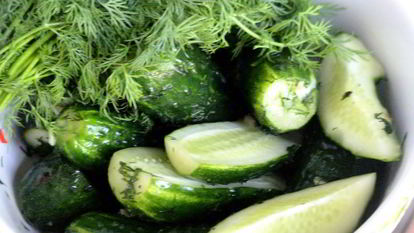 Рецепт Малосольных огурчиков в пакете