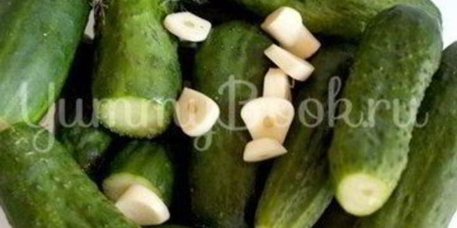 Рецепт малосольных огурцов на минеральной воде