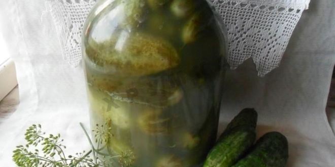 Рецепт малосольных огурцов на зиму