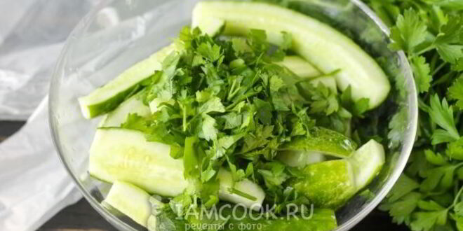 Рецепт малосольных огурцов в пакете за 2 часа