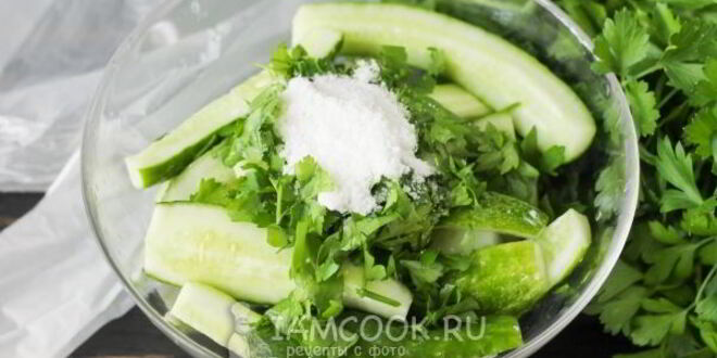 Рецепт малосольных огурцов в пакете за 2 часа