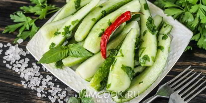 Рецепт малосольных огурцов в пакете за 2 часа