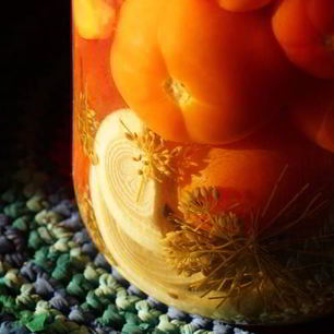 Рецепт Малосольных помидоров с хреном