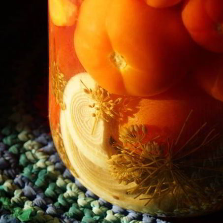 Рецепт Малосольных помидоров с хреном