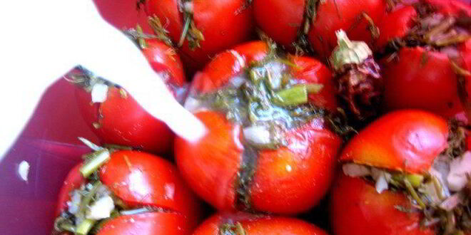 Рецепт малосольных помидоров суточных