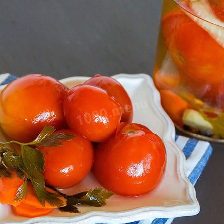 Рецепт Малосольных помидоров в банке
