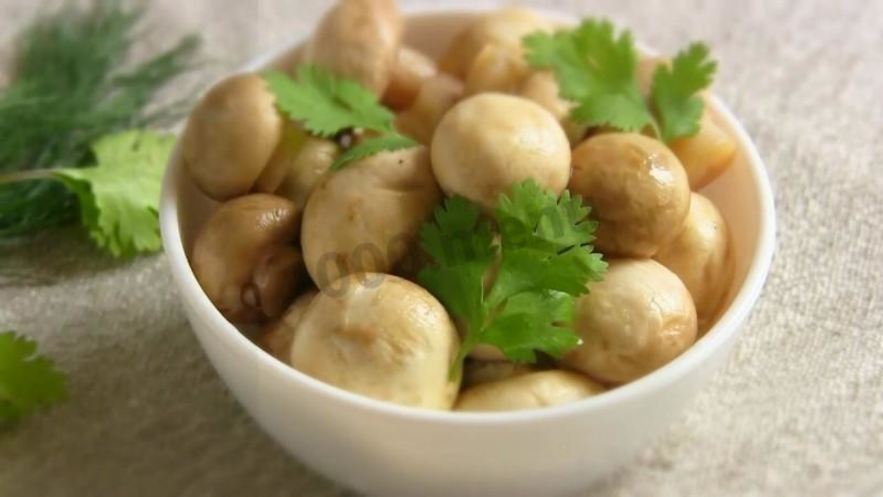 Рецепт малосольных шампиньонов