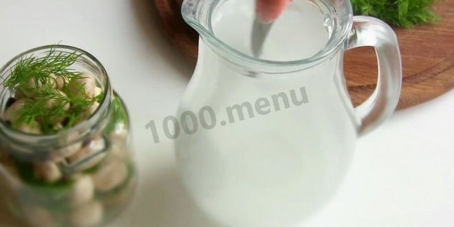 Рецепт малосольных шампиньонов