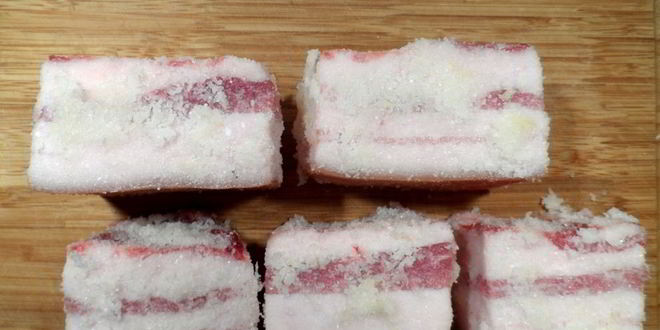 Рецепт сала по-домашнему