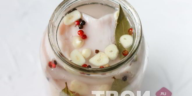 Рецепт сала в банке