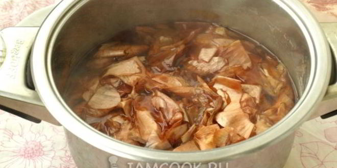Рецепт сала в луковой шелухе