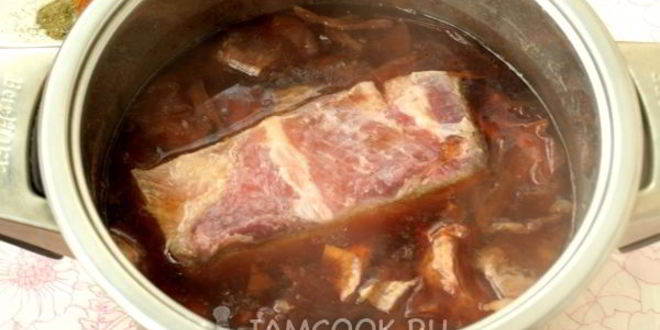 Рецепт сала в луковой шелухе