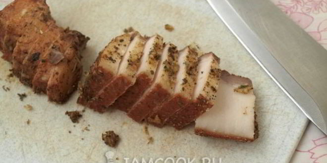 Рецепт сала в луковой шелухе