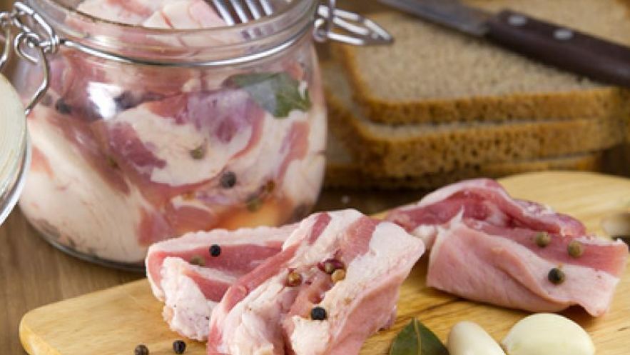 Рецепт сала в рассоле