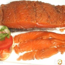 Рецепт Семги малосольной