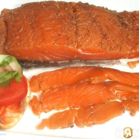 Рецепт Семги малосольной