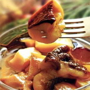 Рецепт Соленых белых грибов