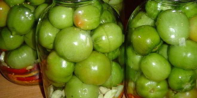 Рецепт зеленых помидоров