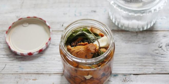 Рецепт соленых лисичек на зиму