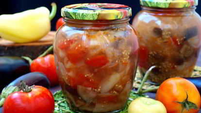 Рецепт Соте из овощей на зиму