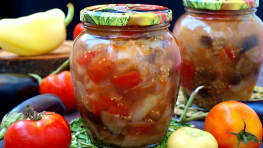 Рецепт соте из овощей на зиму