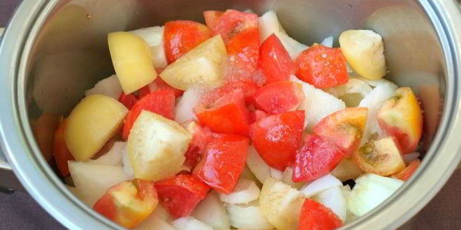 Рецепт соте из овощей на зиму