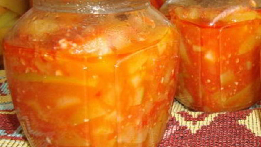 Рецепт тещиного языка из кабачков на зиму