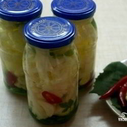 Рецепт Цветной капусты острой на зиму