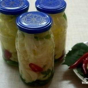 Рецепт Цветной капусты острой на зиму