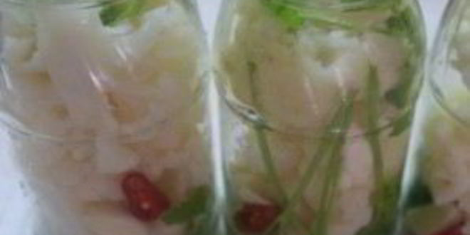 Рецепт цветной капусты острой на зиму