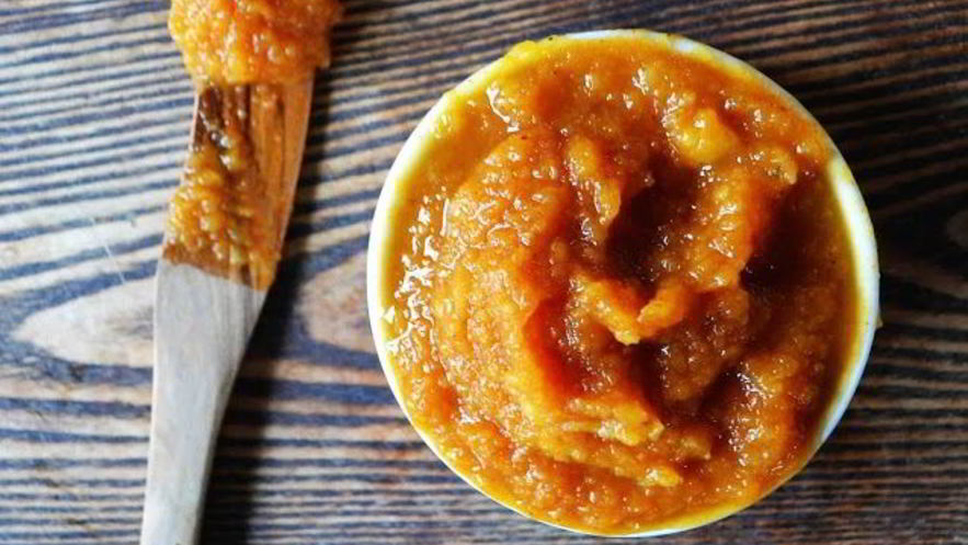 Рецепт тыквенно-яблочного пюре на зиму