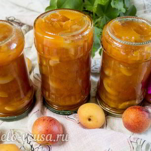 Рецепт Абрикосового варенья с орехами