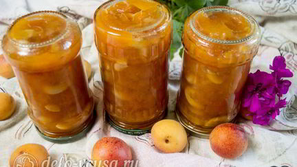 Рецепт Абрикосового варенья с орехами