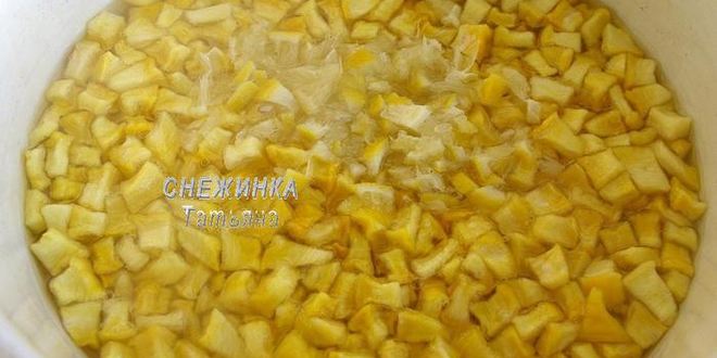 Рецепт кабачкового варенья со вкусом ананаса