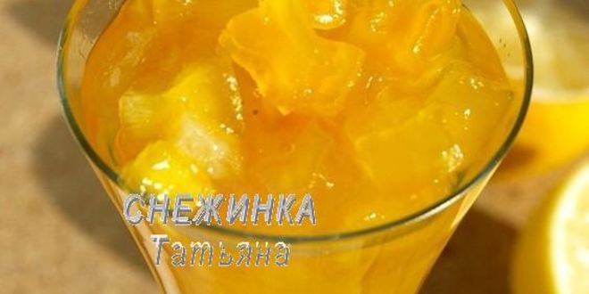 Рецепт кабачкового варенья со вкусом ананаса