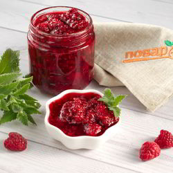 Рецепт Малинового варенья с мятой