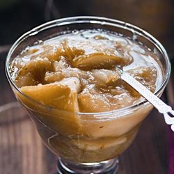 Рецепт Ревенева-яблочного варенья с мятой