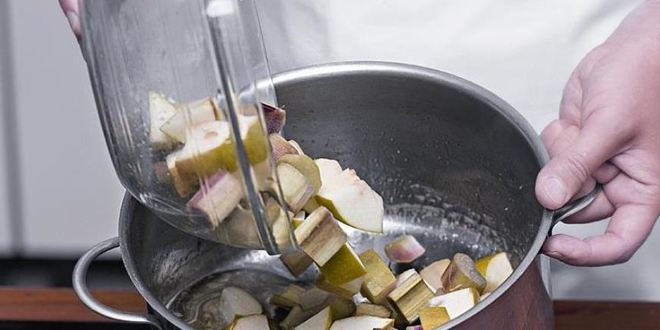 Рецепт ревенева-яблочного варенья с мятой