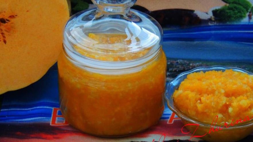 Рецепт сырого варенья из тыквы, апельсинов и лимонов