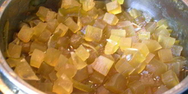 Рецепт цукатов из арбузных корок