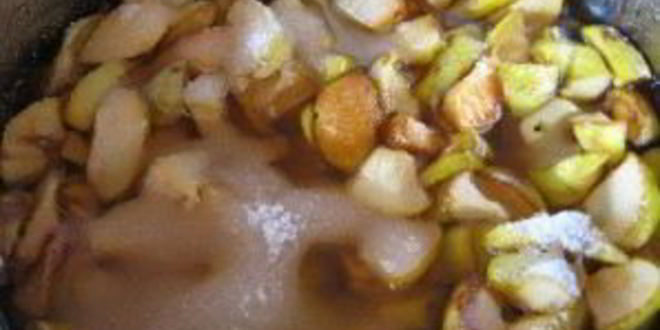 Рецепт варенья из айвы без воды