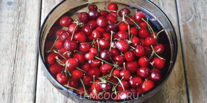 Рецепт варенья из черешни с желатином