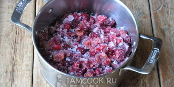 Рецепт варенья из черешни с желатином