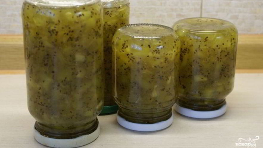 Рецепт варенья из киви с желатином